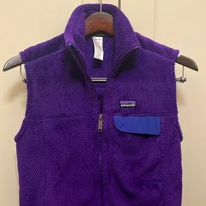 Patagonia purple vest